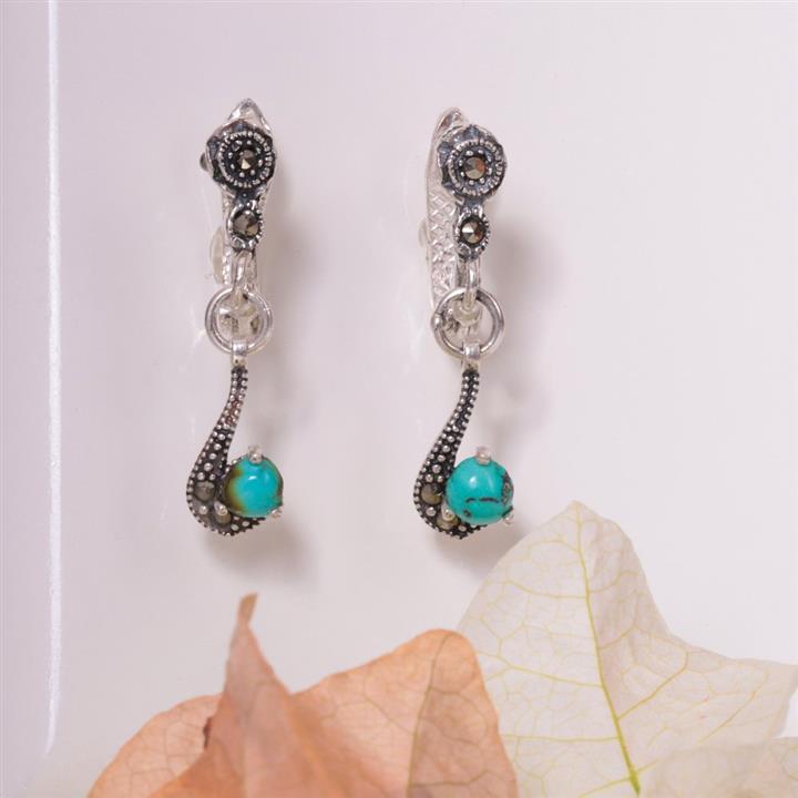 گوشواره فیروزه زنانه کد 1711